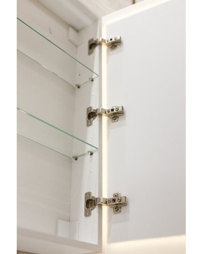 Зеркальный шкаф BelBagno Marino 60 SPC-MAR-600/800-1A-LED-TCH с подсветкой Белый