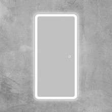 Зеркальный шкаф BelBagno Marino 40 SPC-MAR-400/800-1A-LED-TCH с подсветкой Белый