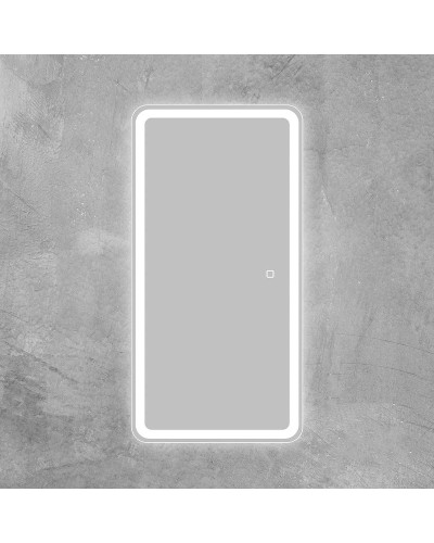 Зеркальный шкаф BelBagno Marino 40 SPC-MAR-400/800-1A-LED-TCH с подсветкой Белый