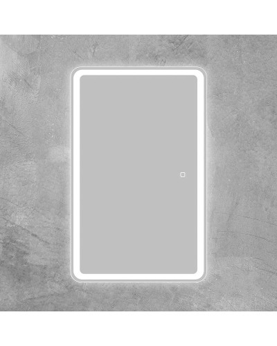 Зеркальный шкаф BelBagno Marino 50 SPC-MAR-500/800-1A-LED-TCH с подсветкой Белый