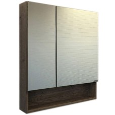 Зеркальный шкаф Comforty Никосия 70 00-00008851 Дуб темный