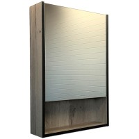 Зеркальный шкаф Comforty Вена 55 00-00009271 Дуб дымчатый