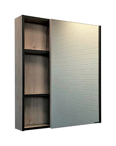 Зеркальный шкаф Comforty Вена 70 00-00009272 Дуб дымчатый