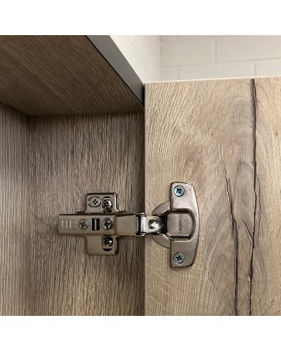 Зеркальный шкаф Comforty Вена 70 00-00009272 Дуб дымчатый