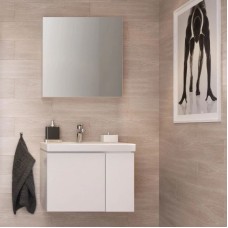 Зеркальный шкаф белый глянец 60х60 см Cersanit Colour LS-COL