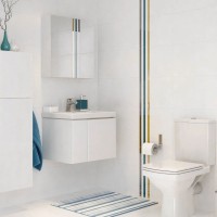 Зеркальный шкаф белый глянец 60х60 см Cersanit Colour LS-COL