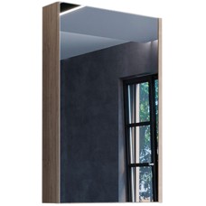 Зеркальный шкаф Comforty Порто 50 00-00009233 Дуб дымчатый