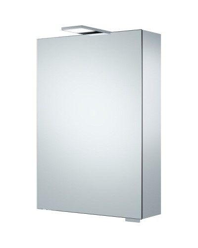 Зеркальный шкаф Keuco Royal 15 50 L 14401171201 с подсветкой Алюминий