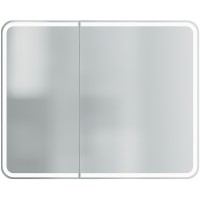 Зеркальный шкаф Creto Eles 100 20-1000800WH с подсветкой Белый