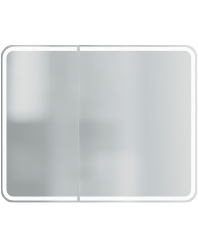 Зеркальный шкаф Creto Eles 100 20-1000800WH с подсветкой Белый