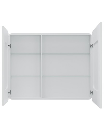 Зеркальный шкаф Creto Eles 100 20-1000800WH с подсветкой Белый