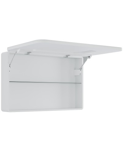 Зеркальный шкаф Creto Rainfall 90 22-900600WH с подсветкой Белый