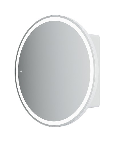 Зеркальный шкаф Creto Tour 60 17-D600WH с подсветкой Белый