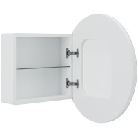 Зеркальный шкаф Creto Tour 60 17-D600WH с подсветкой Белый