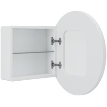 Зеркальный шкаф Creto Tour 60 17-D600WH с подсветкой Белый