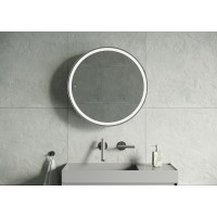 Зеркальный шкаф Creto Tour 60 17-D600WH с подсветкой Белый