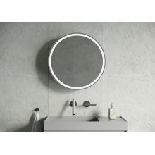 Зеркальный шкаф Creto Tour 60 17-D600WH с подсветкой Белый