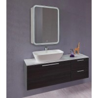 Зеркальный шкаф Creto Zoe 60 16-602800Z с подсветкой Белый