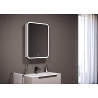 Зеркальный шкаф Creto Zoe 60 16-602800Z с подсветкой Белый