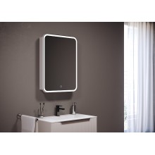 Зеркальный шкаф Creto Zoe 60 16-602800Z с подсветкой Белый