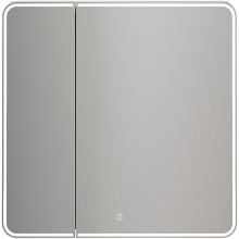 Зеркальный шкаф Creto Zoe 80 16-805800Z с подсветкой Белый