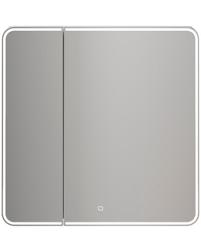 Зеркальный шкаф Creto Zoe 80 16-805800Z с подсветкой Белый