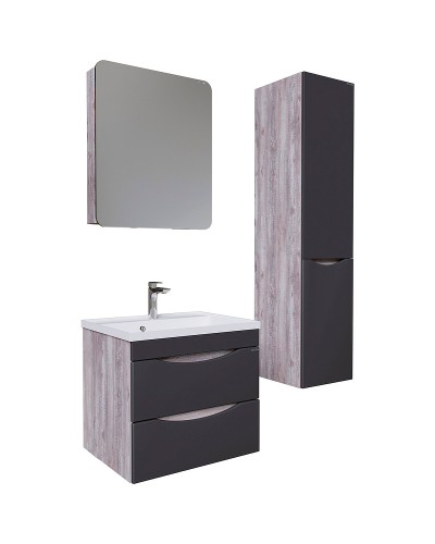 Зеркальный шкаф Grossman Талис 60 206006 Бетон пайн Серый