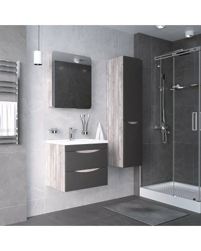 Зеркальный шкаф Grossman Талис 60 206006 Бетон пайн Серый