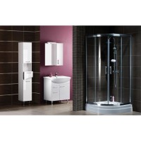 Зеркальный шкаф белый глянец 60х70 см Cersanit Erica New LS-ERN60-OS