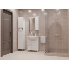 Зеркальный шкаф белый глянец 60х70 см Cersanit Erica New LS-ERN60-OS