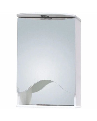 Зеркальный шкаф Onika Лидия 50 R 205004 с подсветкой Белый