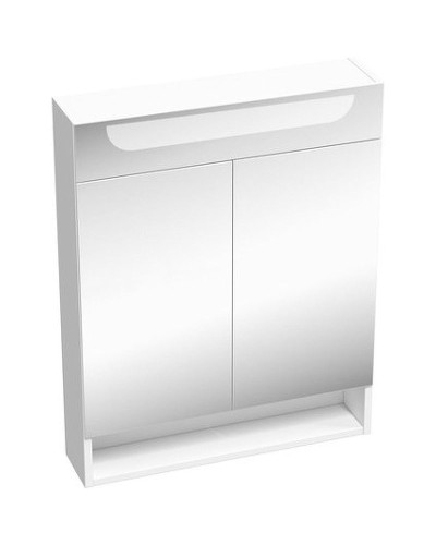Зеркальный шкаф Ravak MC Classic II 60 X000001469 с подсветкой Белый глянцевый