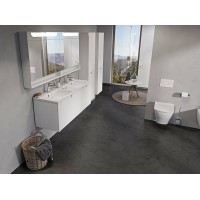 Зеркальный шкаф Ravak MC Classic II 70 X000001470 с подсветкой Белый глянцевый