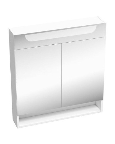 Зеркальный шкаф Ravak MC Classic II 70 X000001470 с подсветкой Белый глянцевый