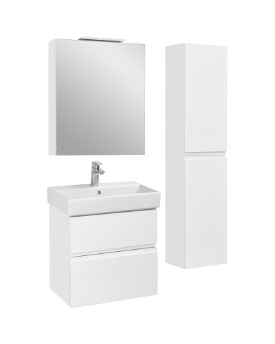 Зеркальный шкаф Roca Oleta 60 R 857646806 с подсветкой Белый глянец