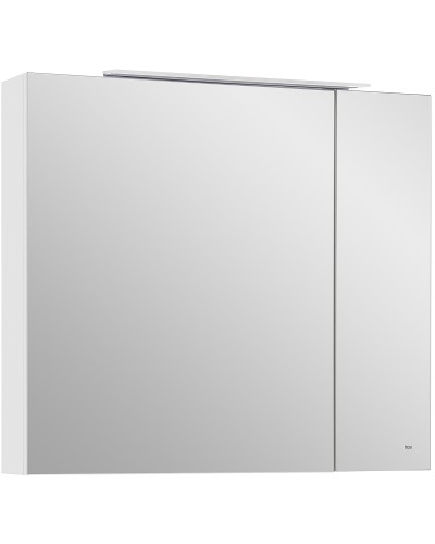 Зеркальный шкаф Roca Oleta 80 857647806 с подсветкой Белый глянец
