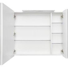 Зеркальный шкаф Roca Oleta 80 857647806 с подсветкой Белый глянец