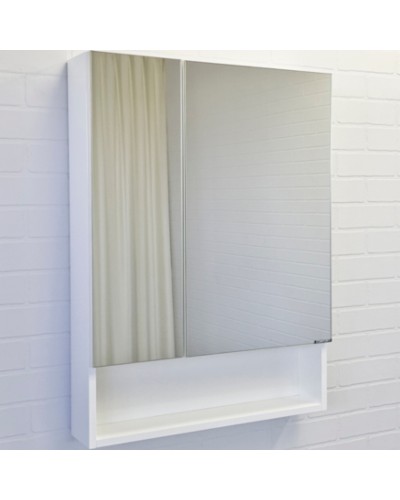 Зеркальный шкаф Comforty Никосия 60 00-00011199 Белый глянцевый