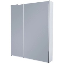 Зеркальный шкаф 75х80 см белый глянец 1Marka Соната У29559