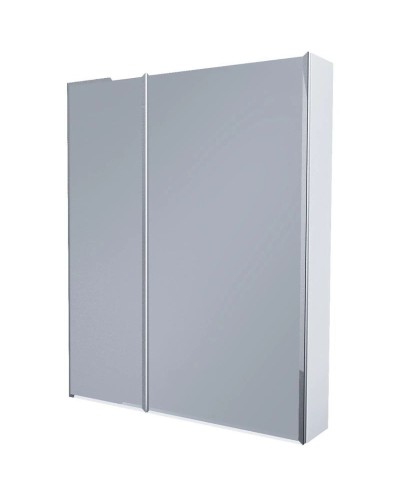 Зеркальный шкаф 75х80 см белый глянец 1Marka Соната У29559