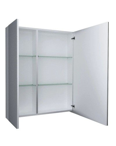 Зеркальный шкаф 75х80 см белый глянец 1Marka Соната У29559