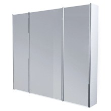 Зеркальный шкаф 90х80 см белый глянец 1Marka Соната У29558