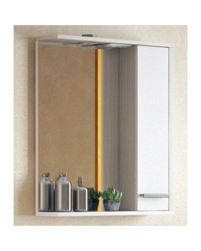 Зеркальный шкаф 65х74 см лайн Corozo Лорена SD-00000295