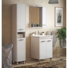 Зеркальный шкаф 65х74 см лайн Corozo Лорена SD-00000295