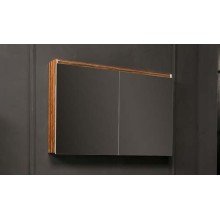 Зеркальный шкаф Boheme Armadi Art Vallessi 100 546-Z с подсветкой Зебрано глянец