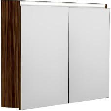 Зеркальный шкаф Boheme Armadi Art Vallessi 80 547-Z с подсветкой Зебрано глянец