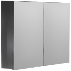 Зеркальный шкаф Boheme Armadi Art Vallessi 80 547-A glossy с подсветкой Антрацит глянец