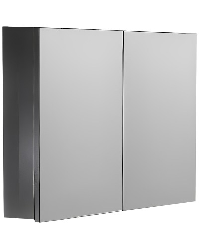 Зеркальный шкаф Boheme Armadi Art Vallessi 80 547-A glossy с подсветкой Антрацит глянец