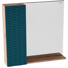 Зеркало со шкафом Grossman Альба 80 L 208005 Веллингтон Бриз