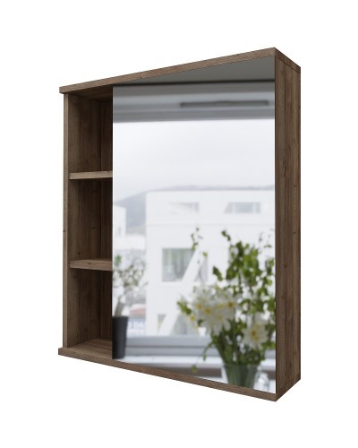 Зеркальный шкаф Grossman Форта 60 2060032 Темный дуб галифакс